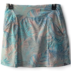 Title Nine, Palm Leaves Print Skort. Small